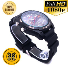 PANSIM 32 GB Full HD 1080P Motion Detection Night Vision and Waterproof Wrist Watch Camera